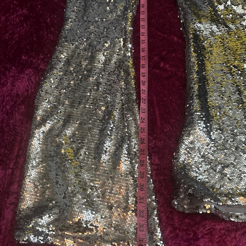 Silver Sequin Club EXX pants - Picture 6 of 9